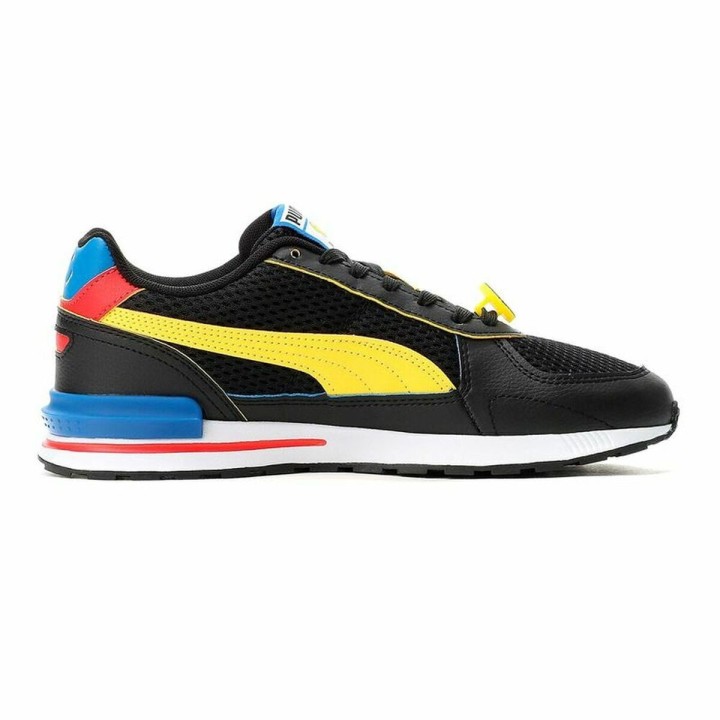 Sportssko til børn Puma Graviton SMILEYWORLD Jr Sort