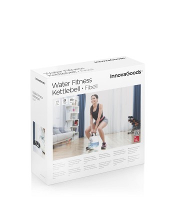 Water-filled Kettle Bell for Fitness Training with Exercise Guide Fibell InnovaGoods