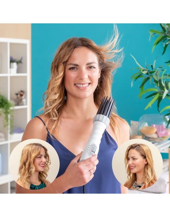 3-i-1 tørring, styling og curling hårbørste Dryple InnovaGoods 550 W