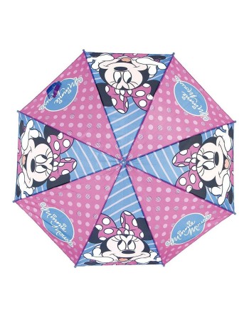 Automatikschirm Minnie Mouse Lucky Blau Rosa (Ø 84 cm)