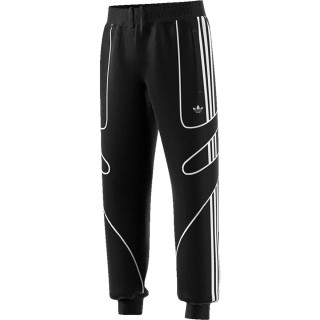 Træningsdragt til børn underdele FLAMESTRK Adidas DW3861 Sort 8 år
