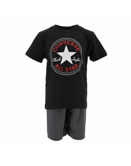 Conjunto Deportivo para Niños Converse Chuck Taylor Patch Negro