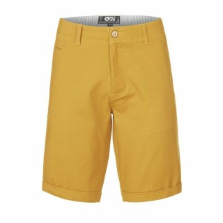 Pantaloni Corti Sportivi da Uomo Picture Wise Ocra