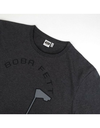 Men’s Short Sleeve T-Shirt Boba Fett Grey Dark grey Adults