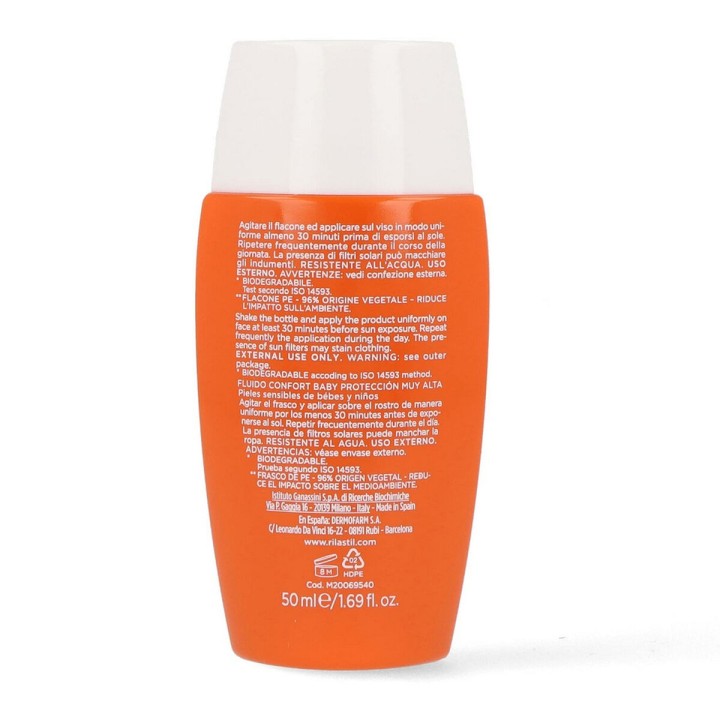 Solcreme til børn Rilastil Sun System Baby Baby SPF 50+ 50 ml