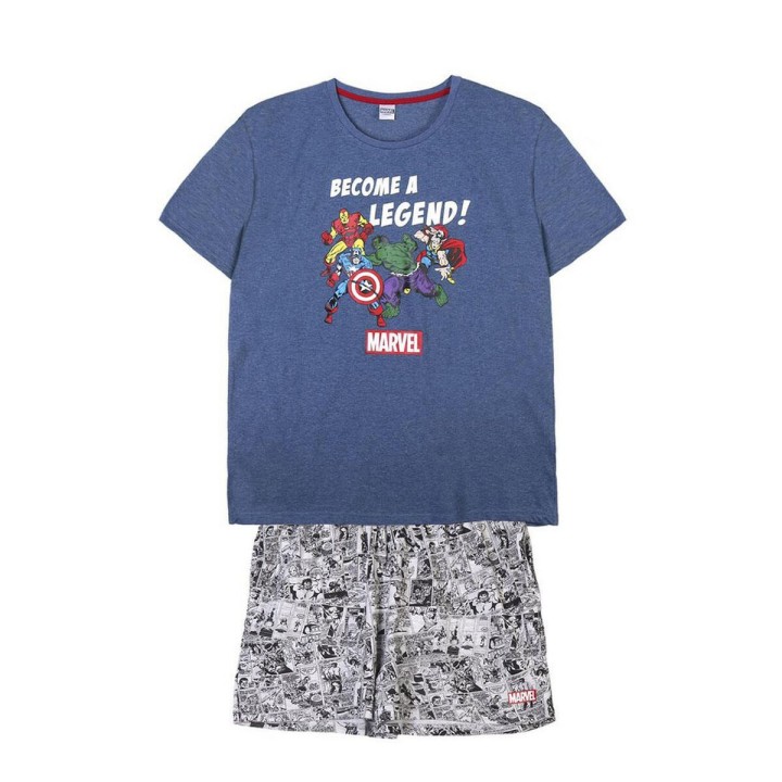 Pigiama Marvel Grigio (Adulti) Uomo