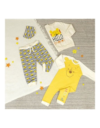 Tutina a Maniche Lunghe per Bambini Disney Grigio