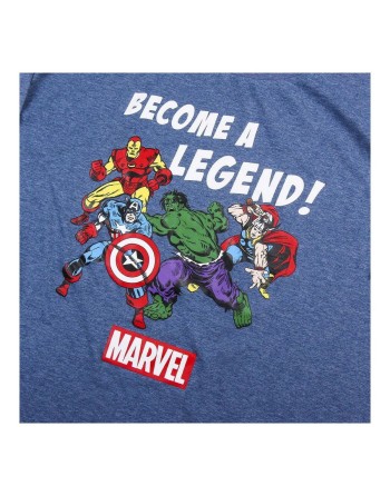 Nattøj Marvel Grå (Voksne) Mænd