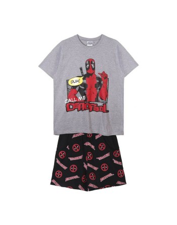 Schlafanzug Deadpool Grau (Erwachsene) Herren