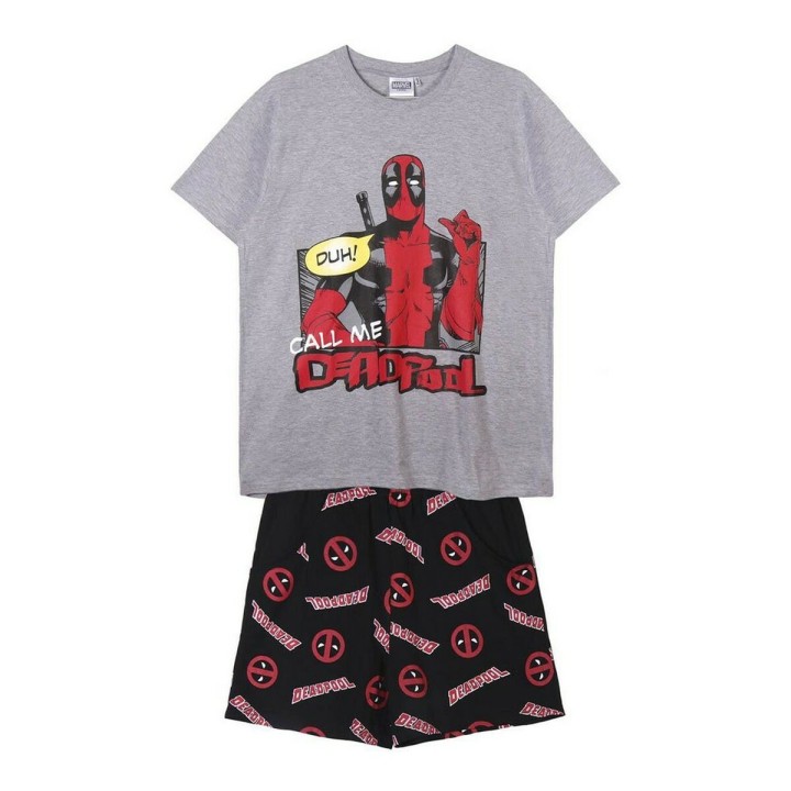 Nattøj Deadpool Grå (Voksne) Mænd