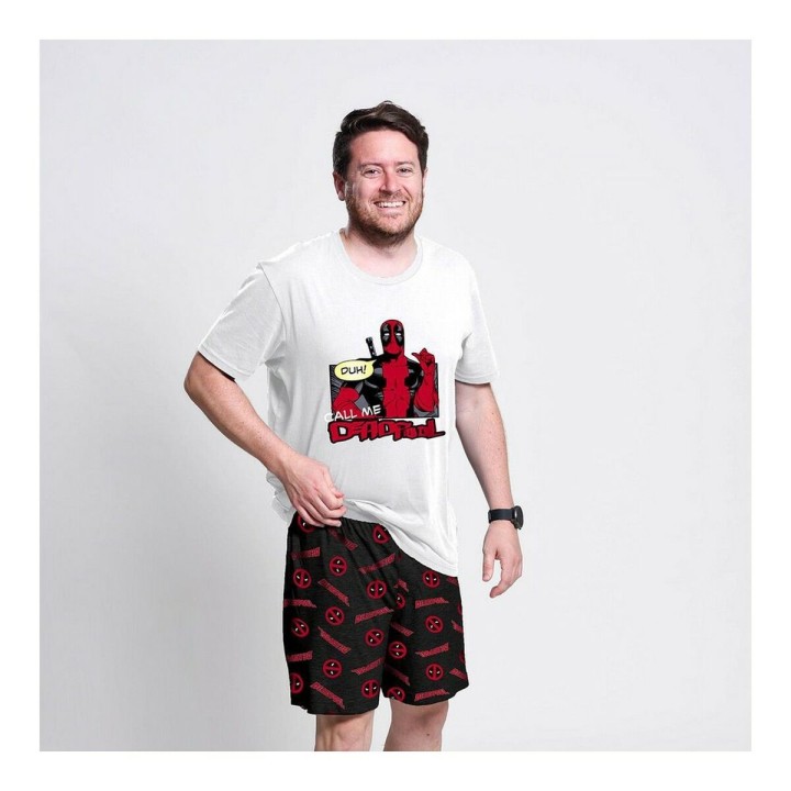 Schlafanzug Deadpool Grau (Erwachsene) Herren
