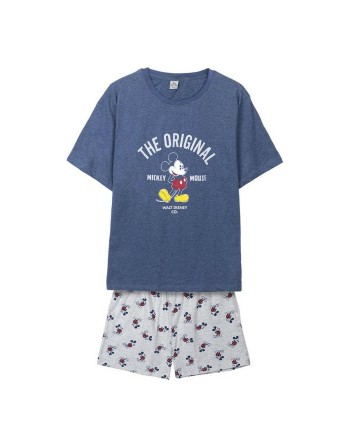 Nattøj Mickey Mouse Mørkeblå (Voksne) Mænd