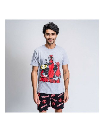 Pijama Deadpool Gris (Adultos) Hombre