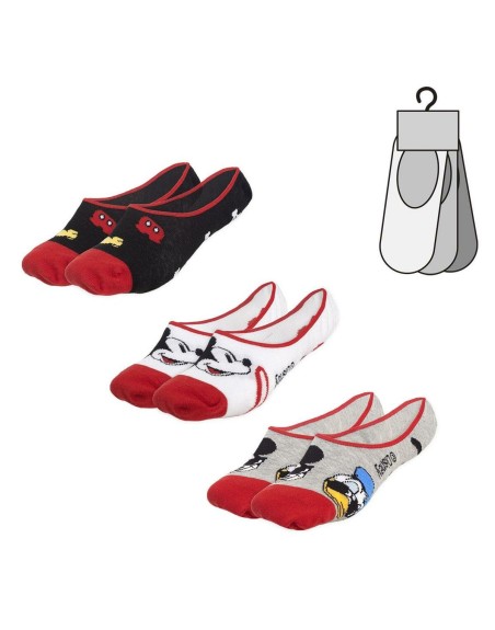 Chaussettes Mickey Mouse Unisexe 3 paires