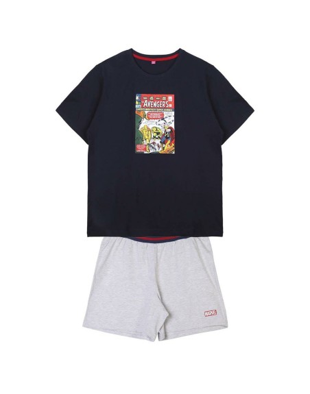 Nattøj Marvel Mørkeblå (Voksne) Mænd