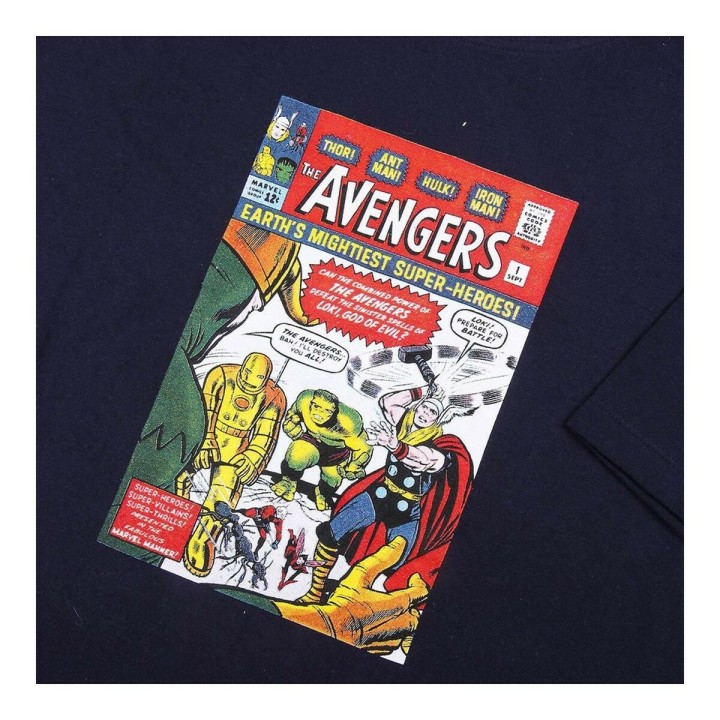 Nattøj Marvel Mørkeblå (Voksne) Mænd