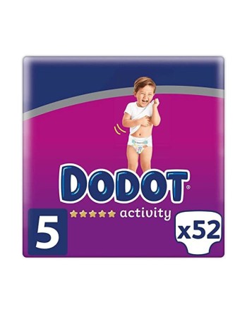 Couches jetables Dodot Dodot Activity Taille 5 52 Unités 11-16 kg