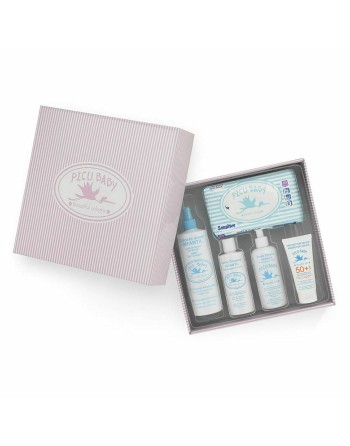 Baby-Geschenk-Set Picu Baby Infantil Caja Rayas Rosa New Rosa 5 Stücke