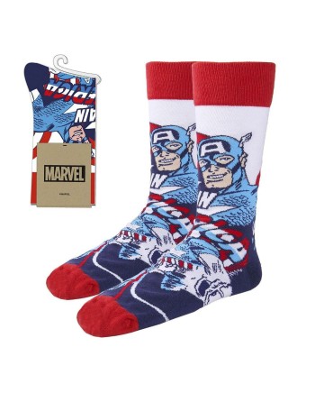 Chaussettes Marvel Blanc