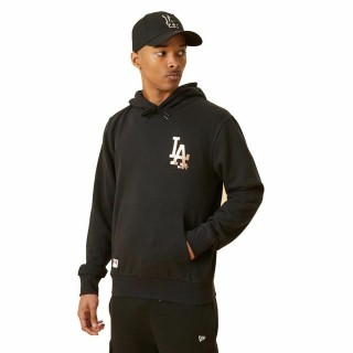 Sweaters uden Hætte til Mænd  LA Dodger Metallic Logo New Era Sort