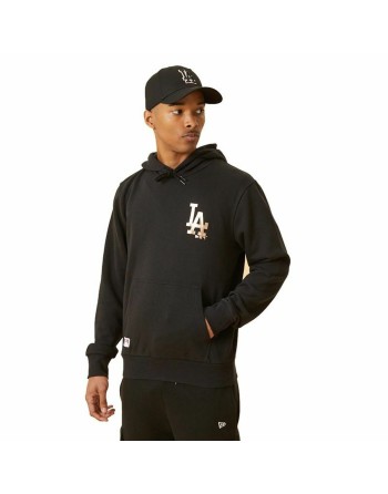 Sweaters uden Hætte til Mænd  LA Dodger Metallic Logo New Era Sort