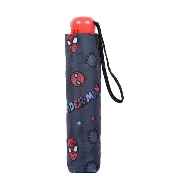 Foldbar Paraply Spiderman Grå (Ø 92 cm)