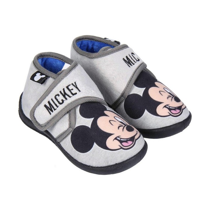 3D Hjemmesko Til Børn Mickey Mouse Lysegrå