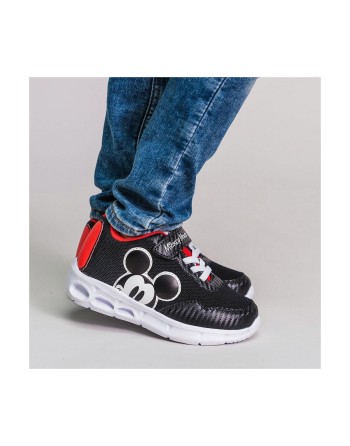 LED Trainers Mickey Mouse Black