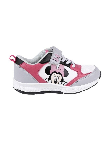 Zapatillas Deportivas Infantiles Minnie Mouse Gris Rosa