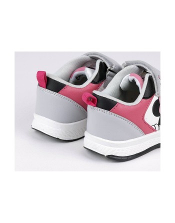 Zapatillas Deportivas Infantiles Minnie Mouse Gris Rosa