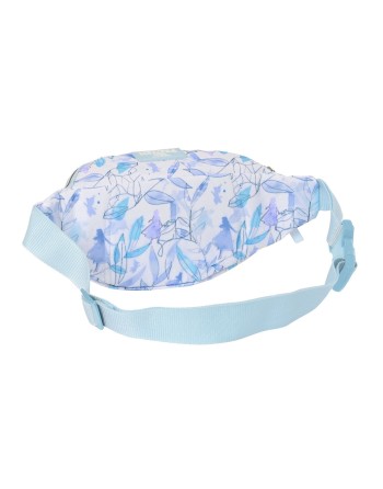 Riñonera Frozen Memories Azul Blanco Plateado 23 x 12 x 9 cm