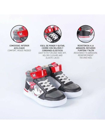 Stivali Casual per Bambini Minnie Mouse Nero