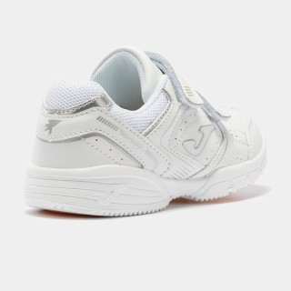 Chaussures de Sport pour Enfants  SPORT SCHOOL JR 2102  Joma Sport WSCHOW2102V Blanc