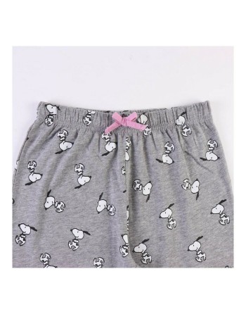 Pigiama Snoopy Grigio Donna