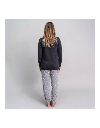 Schlafanzug Snoopy Grau Damen