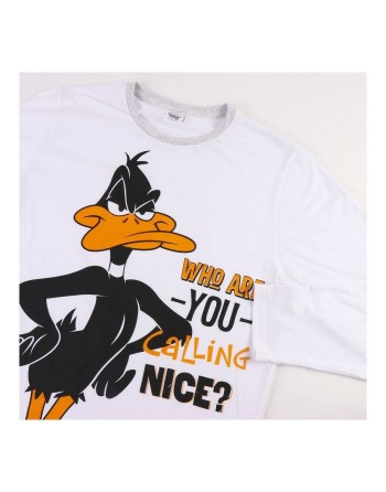 Nattøj Looney Tunes Grå (Voksne) Mænd