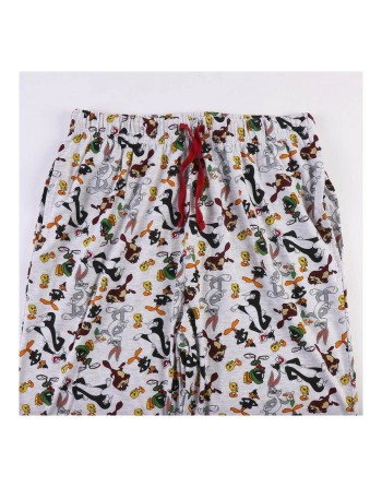 Pijama Looney Tunes Gris (Adultos) Hombre