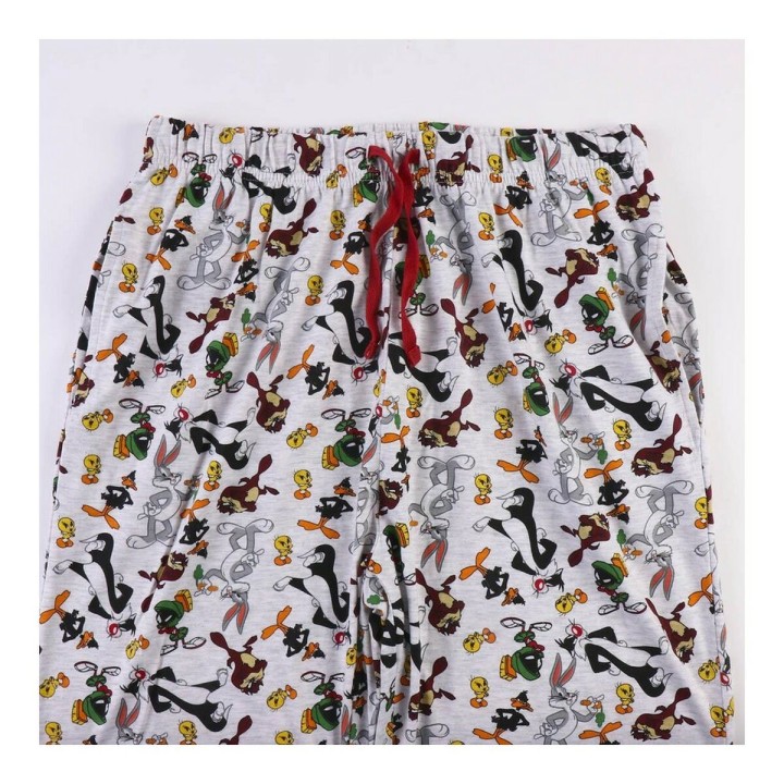 Pigiama Looney Tunes Grigio (Adulti) Uomo
