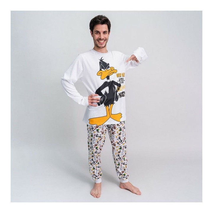 Pigiama Looney Tunes Grigio (Adulti) Uomo