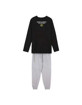 Schlafanzug Batman Schwarz (Erwachsene) Herren