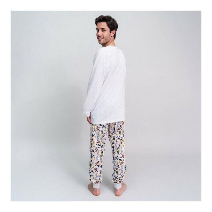Pigiama Looney Tunes Grigio (Adulti) Uomo