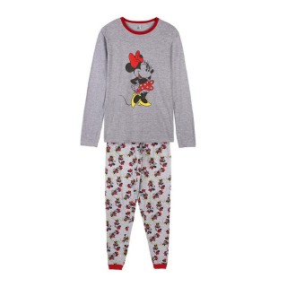 Nattøj Minnie Mouse Grå Dame
