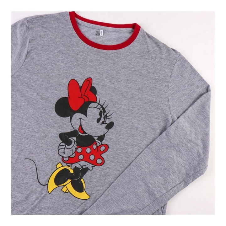Nattøj Minnie Mouse Grå Dame