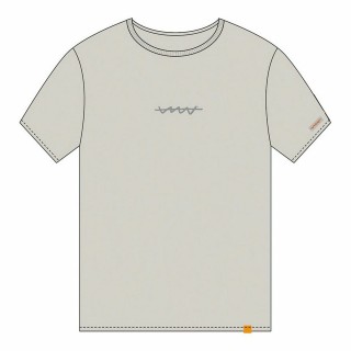 Camiseta de Manga Corta Cállate la Boca   Beige