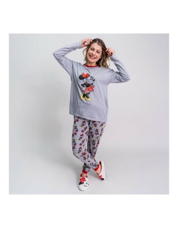 Pyjama Minnie Mouse Gris Femme