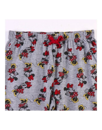 Pijama Minnie Mouse Gris Mujer