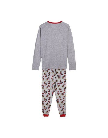 Pyjama Minnie Mouse Gris Femme