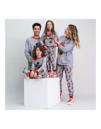 Pijama Minnie Mouse Gris Mujer