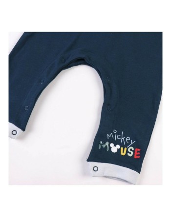 Barboteuse à Manches Longues  pour Bébé Mickey Mouse Bleu