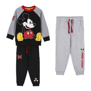 Træningsdragt til børn Mickey Mouse Sort
